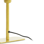 Lámpara de mesa metal ocre amarillo brillante L20xH36 cm E27 - LLLS0448