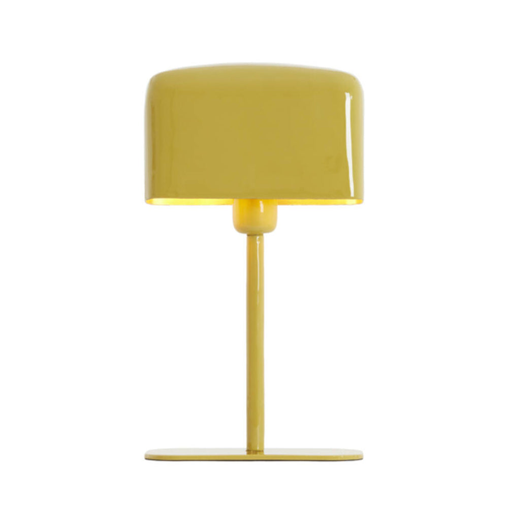 Lámpara de mesa metal ocre amarillo brillante L20xH36 cm E27 - LLLS0448