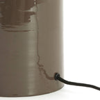 Lámpara de mesa metal café oscuro brillante L37xH37cm E27 - LLLS0450