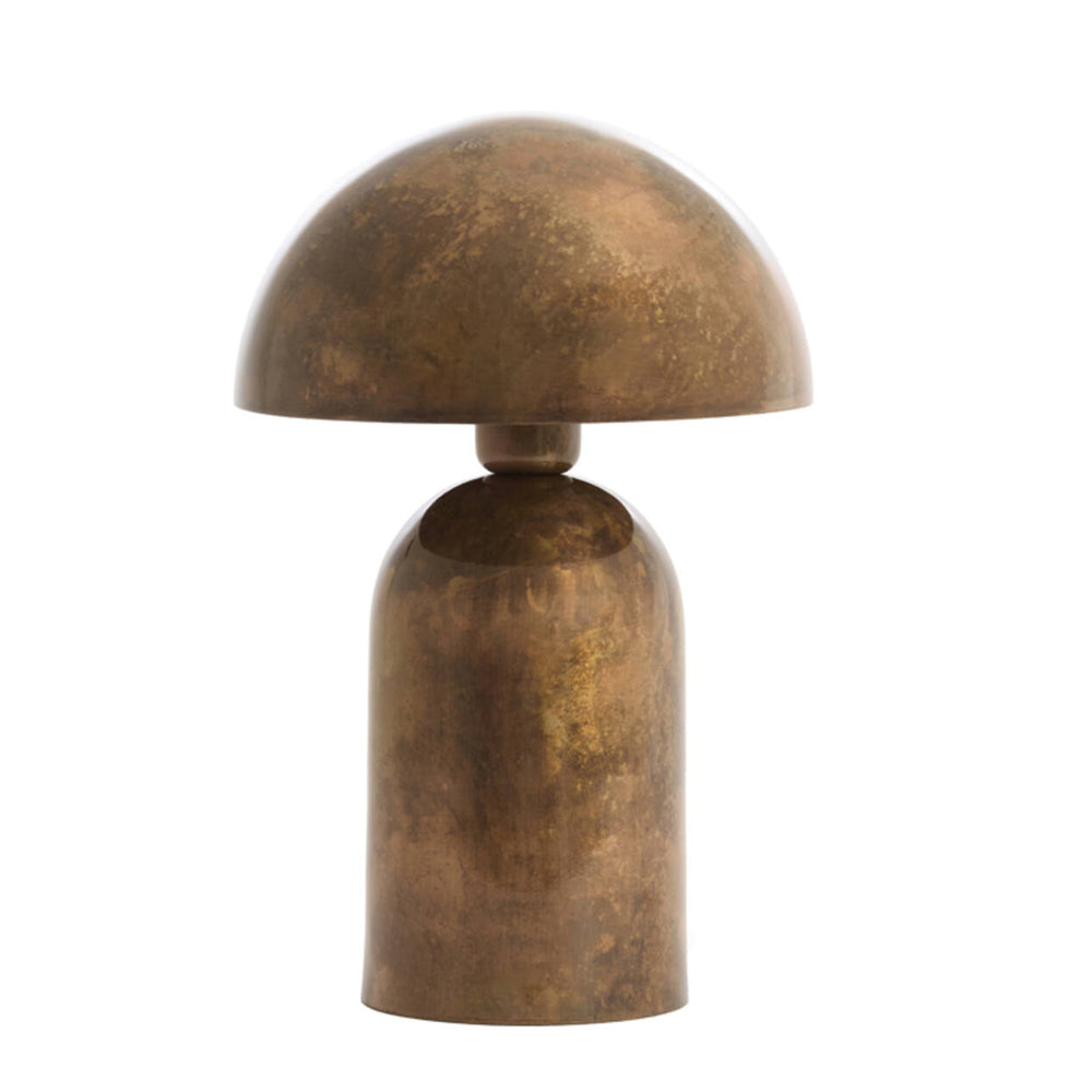 Lámpara de mesa metal cobre bronce Ø23x35 cm E27 - LLLS0452