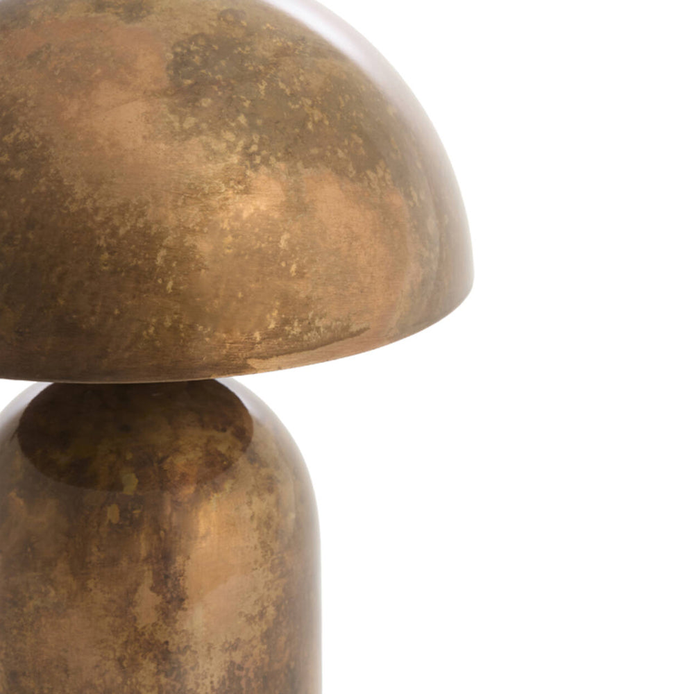 Lámpara de mesa metal cobre bronce Ø23x35 cm E27 - LLLS0452
