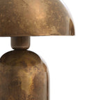 Lámpara de mesa metal cobre bronce Ø23x35 cm E27 - LLLS0452