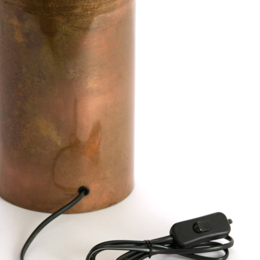 Lámpara de mesa metal cobre bronce  Ø31x48 cm E27 - LLLS0453