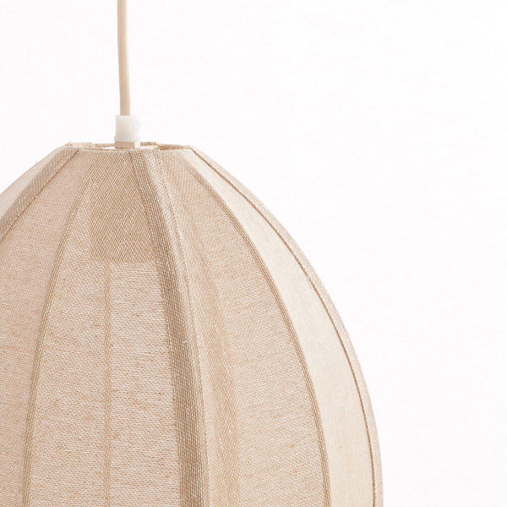 Lámpara colgante yute natural Ø28,5x38 cm E27 - LLLC0634