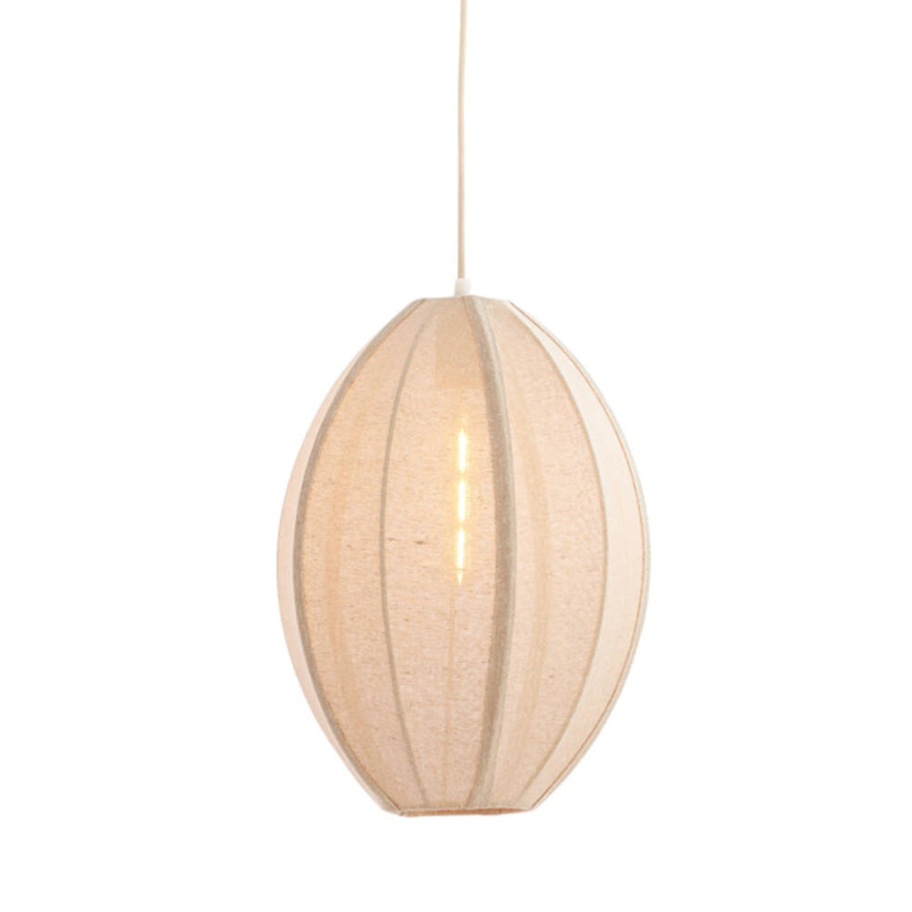 Lámpara colgante yute natural Ø28,5x38 cm E27 - LLLC0634