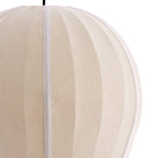 Lámpara colgante textil bouclé arena Ø35x33 cm E27 - LLLC0638