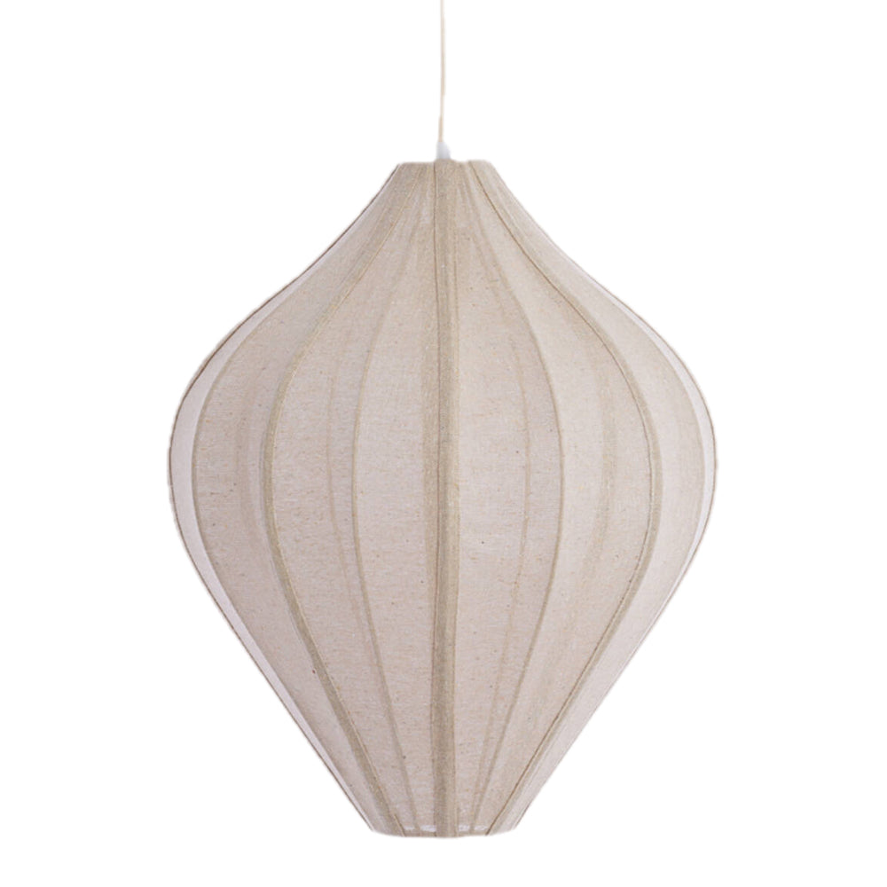 Lámpara colgante yute natural Ø47x55 cm E27 - LLLC0642