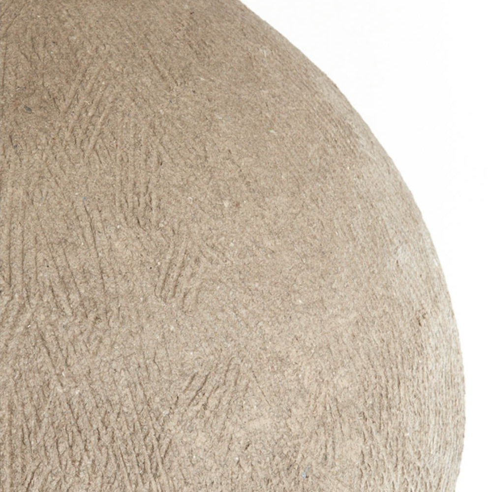 Lámpara colgante papel maché gris 51x39 cm E27 - LLLC0643