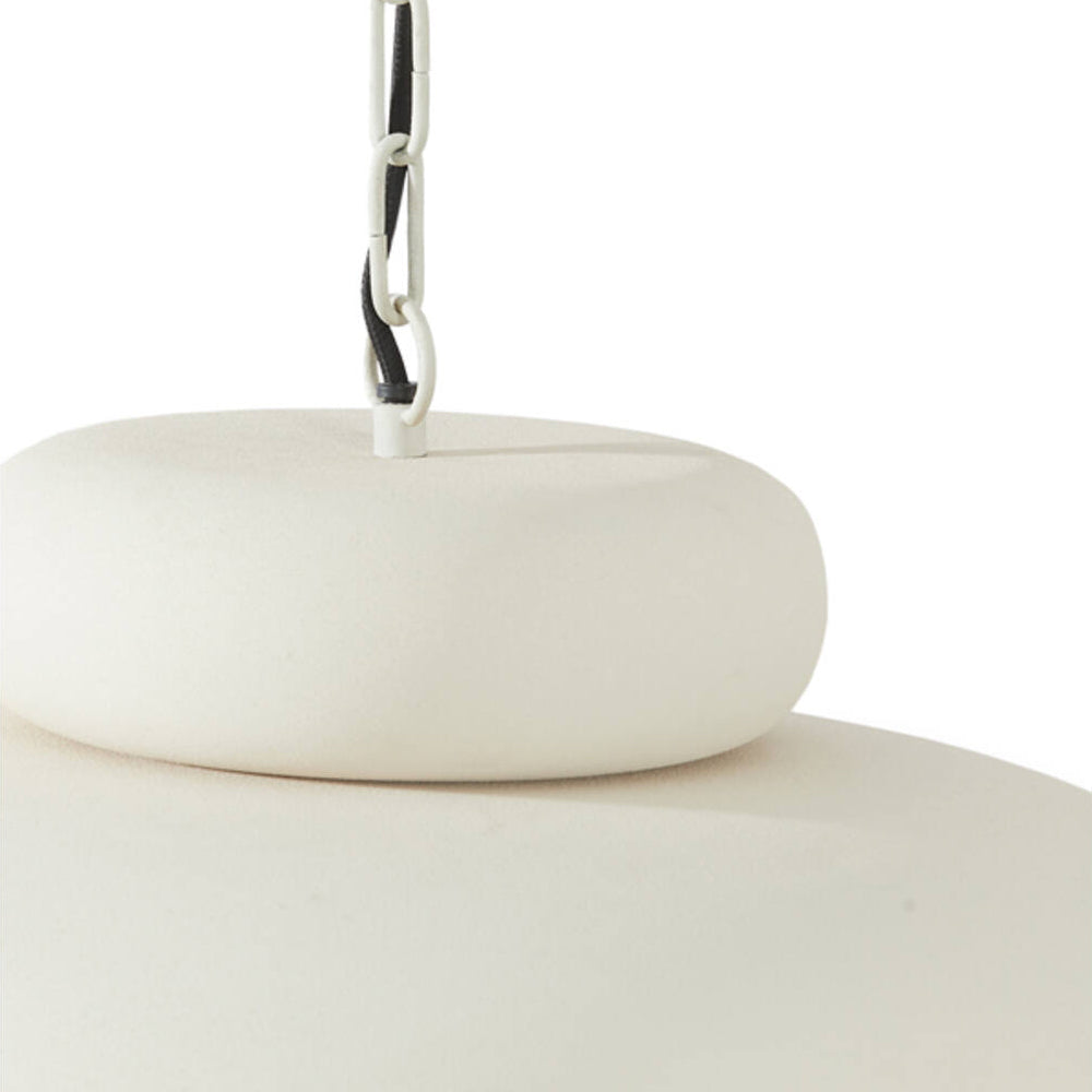 Lámpara colgante metal crema mate Ø46x30 cm - LLLC0644