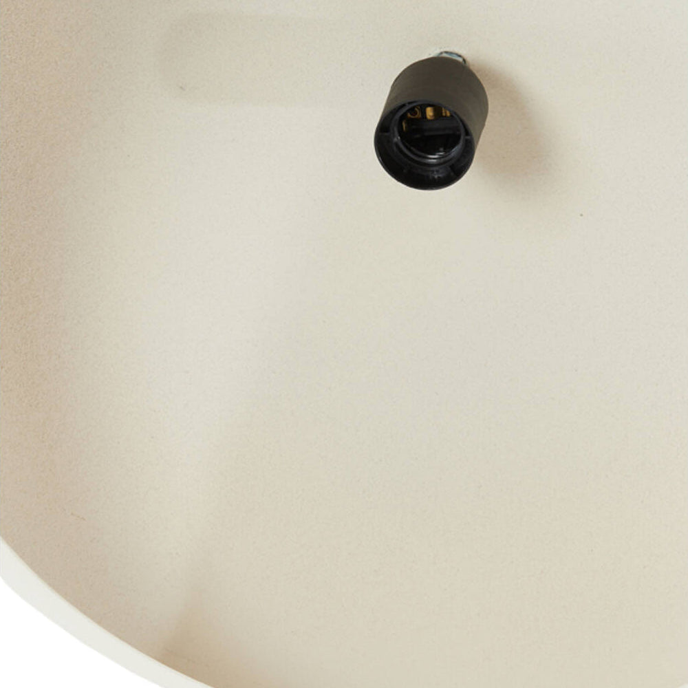 Lámpara colgante metal crema mate Ø46x30 cm - LLLC0644