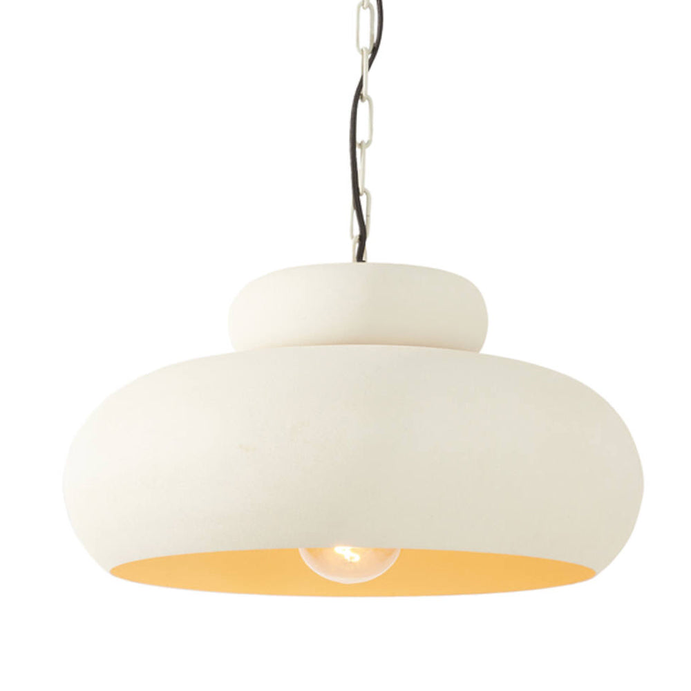 Lámpara colgante metal crema mate Ø46x30 cm - LLLC0644