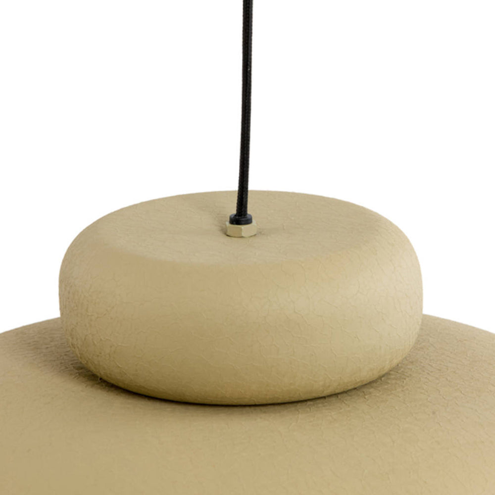 Lámpara colgante metal ocre mate Ø39x20 cm E27 - LLLC0645