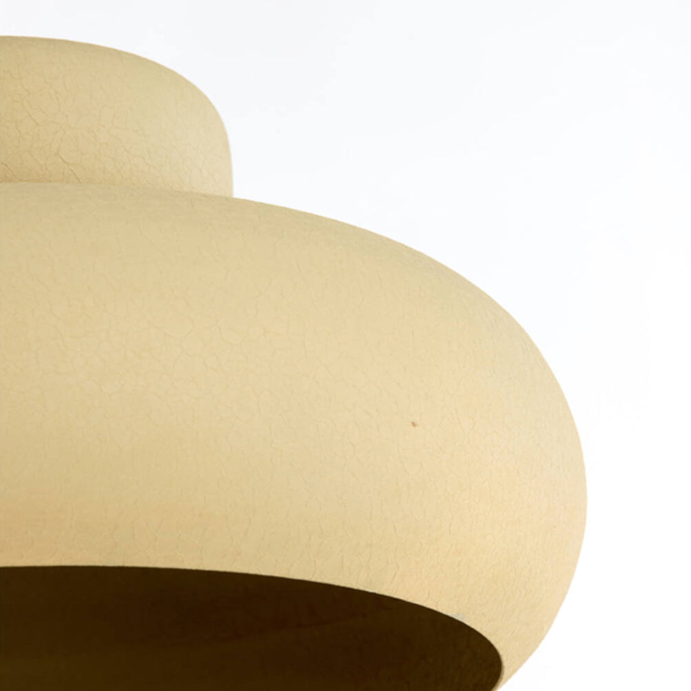 Lámpara colgante metal ocre mate Ø39x20 cm E27 - LLLC0645