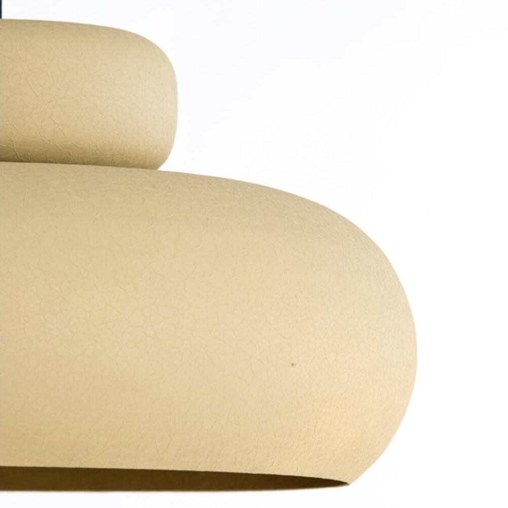 Lámpara colgante metal ocre mate Ø39x20 cm E27 - LLLC0645
