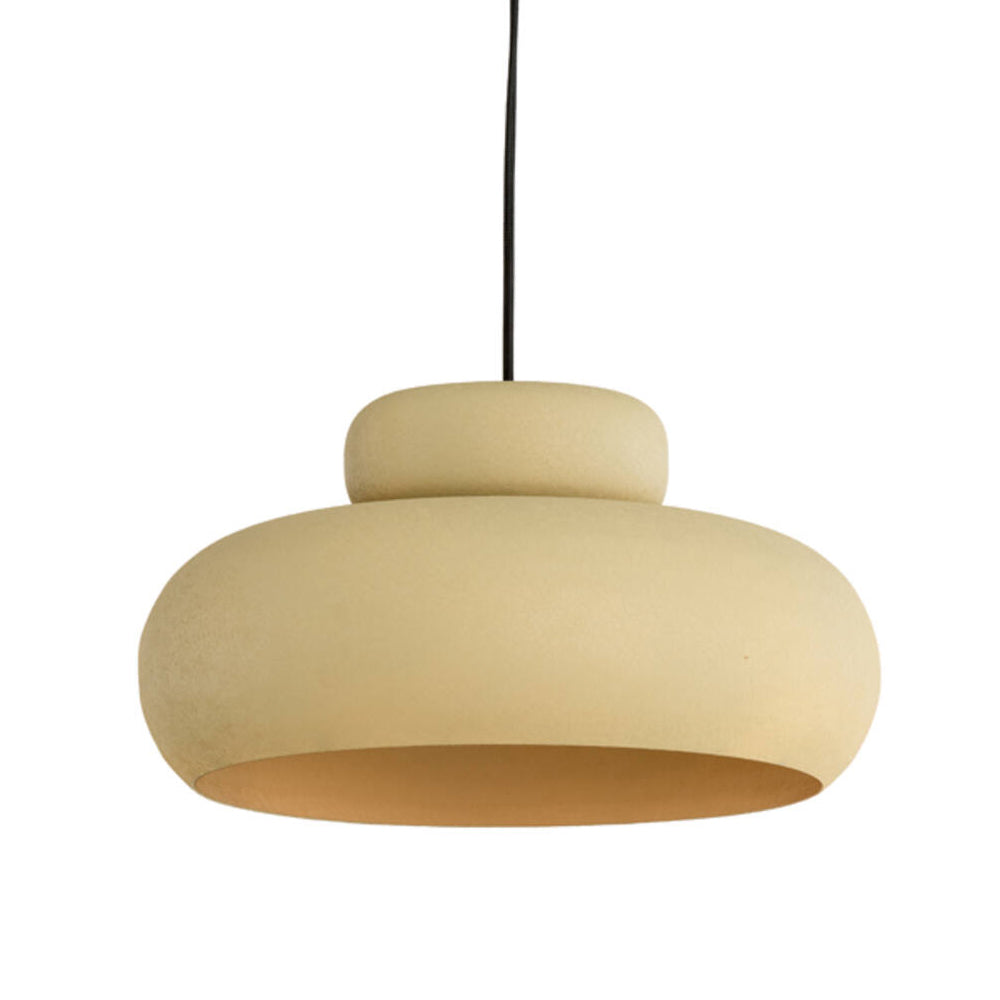 Lámpara colgante metal ocre mate Ø39x20 cm E27 - LLLC0645