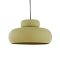 Lámpara colgante metal verde oliva mate Ø39x20 cm E27 - LLLC0646