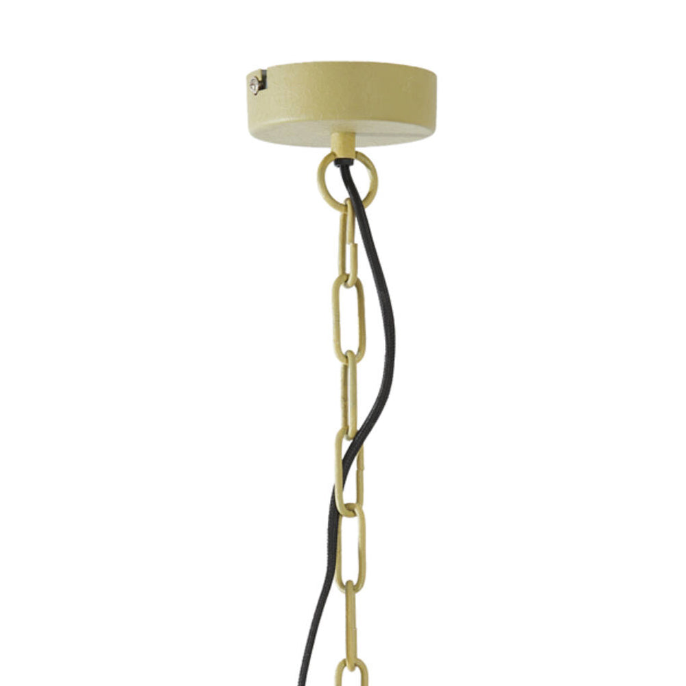 Lámpara colgante verde oliva mate Ø46x30 cm E27 - LLLC0647