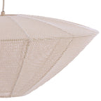 Lámpara colgante textil crema Ø60x25 cm E27 - LLLC0649