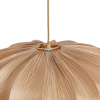 Lámpara colgante beige Ø60x45cm E27 - LLLC0652