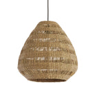 Lámpara colgante fibra vegetal natural tejida Ø47x46 cm E27 - LLLC0655