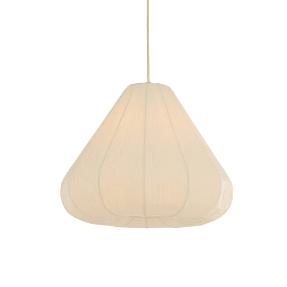 Lámpara colgante papel blanco Ø45x36 cm E27 - LLLC0657