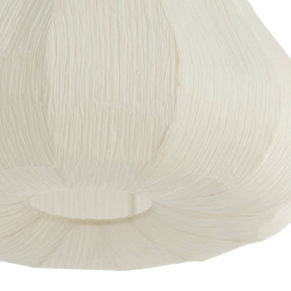 Lámpara colgante papel blanco Ø45x36 cm E27 - LLLC0657