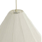 Lámpara colgante papel blanco Ø45x36 cm E27 - LLLC0657