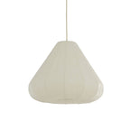 Lámpara colgante papel blanco Ø45x36 cm E27 - LLLC0657