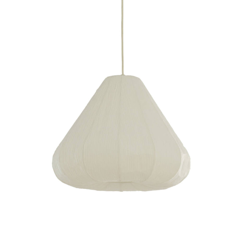 Lámpara colgante papel blanco Ø45x36 cm E27 - LLLC0657