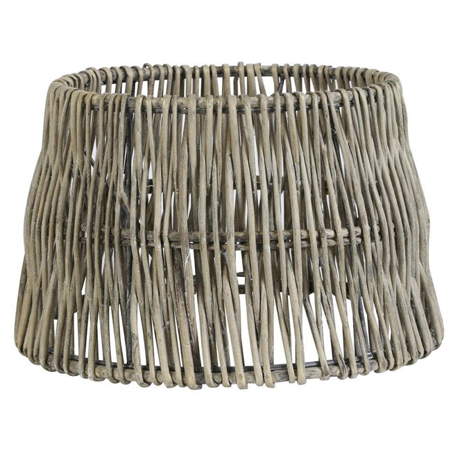 Pantalla ratán natural para lampara de mesa Ø40x24 cm - LLPA0017