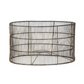 Pantalla metal bronce envejecido para lampara de mesa Ø35x20 cm - LLPA0001