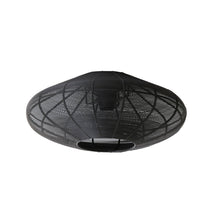 Cargar imagen en el visor de la galería, Plafón metal negro Ø40x17 cm E27 - LLPL0003
