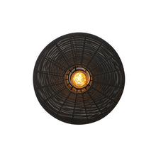 Cargar imagen en el visor de la galería, Plafón metal negro Ø40x17 cm E27 - LLPL0003
