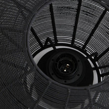 Cargar imagen en el visor de la galería, Plafón metal negro Ø40x17 cm E27 - LLPL0003
