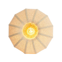 Cargar imagen en el visor de la galería, Plafón lino natural  Ø40x21,5 cm E27 - LLPL0004
