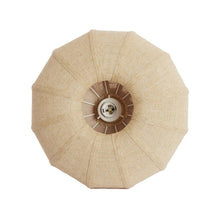 Cargar imagen en el visor de la galería, Plafón lino natural  Ø40x21,5 cm E27 - LLPL0004
