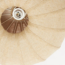 Cargar imagen en el visor de la galería, Plafón lino natural  Ø40x21,5 cm E27 - LLPL0004
