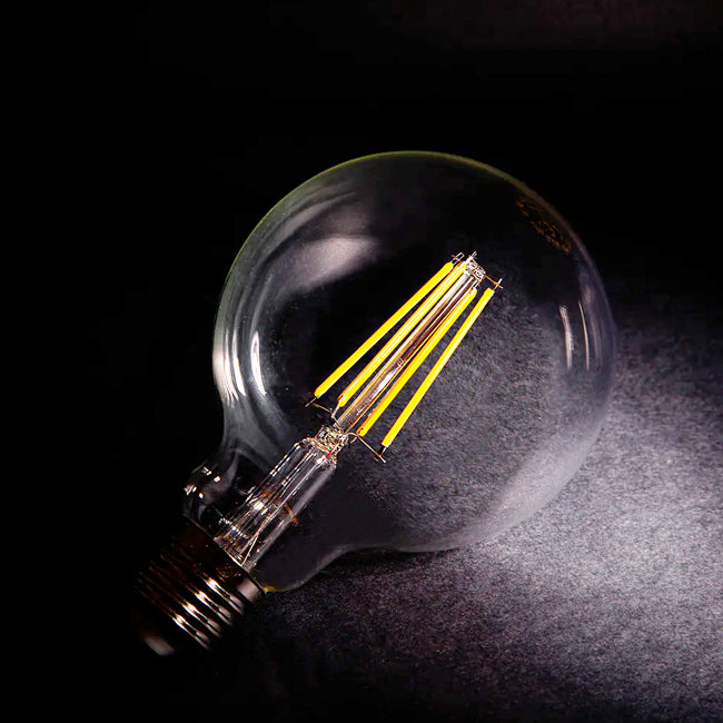 Ampolleta transparente dimeable luz cálida LED E27 - LUAM0029