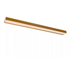 Apliqué metal acrílico oro mate 90x8 cm LED 13W - LUAP0118