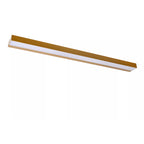 Apliqué metal acrílico oro mate 90x8 cm LED 13W - LUAP0118