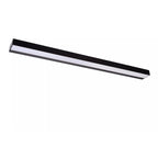 Apliqué metal acrílico negro 90x8 cm LED 13W - LUAP0120