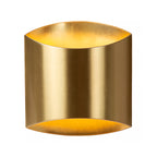 Apliqué aluminio oro mate 16x8x18 cm G9 - LUAP0129
