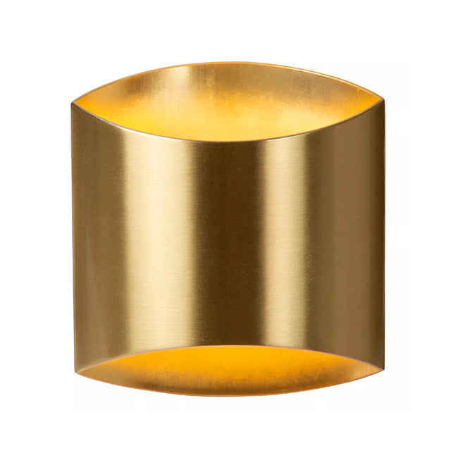 Apliqué aluminio oro mate 16x8x18 cm G9 - LUAP0129