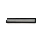 Apliqué metal vidrio negro 45x10.2 cm LED 8W - LUAP0154