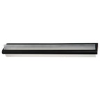 Apliqué metal vidrio negro 60x10.2 cm LED 19W - LUAP0155