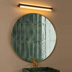 Apliqué metal vidrio negro 60x10.2 cm LED 19W - LUAP0155