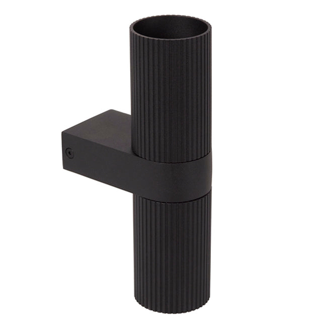 Aplique metal negro 2 luces GU10 - LUAP0157