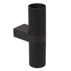 Aplique metal negro 2 luces GU10 - LUAP0157