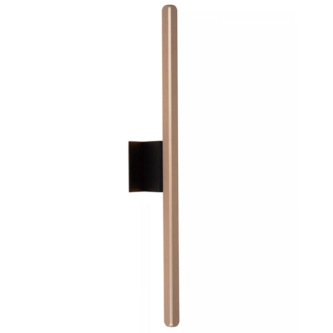 Aplique aluminio café negro 62x8 cm LED 10W -  LUAP0161