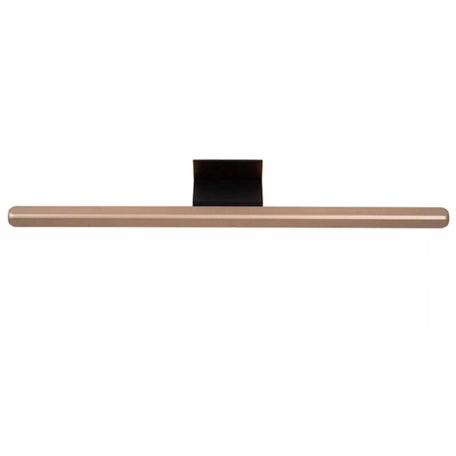 Aplique aluminio café negro 62x8 cm LED 10W -  LUAP0161